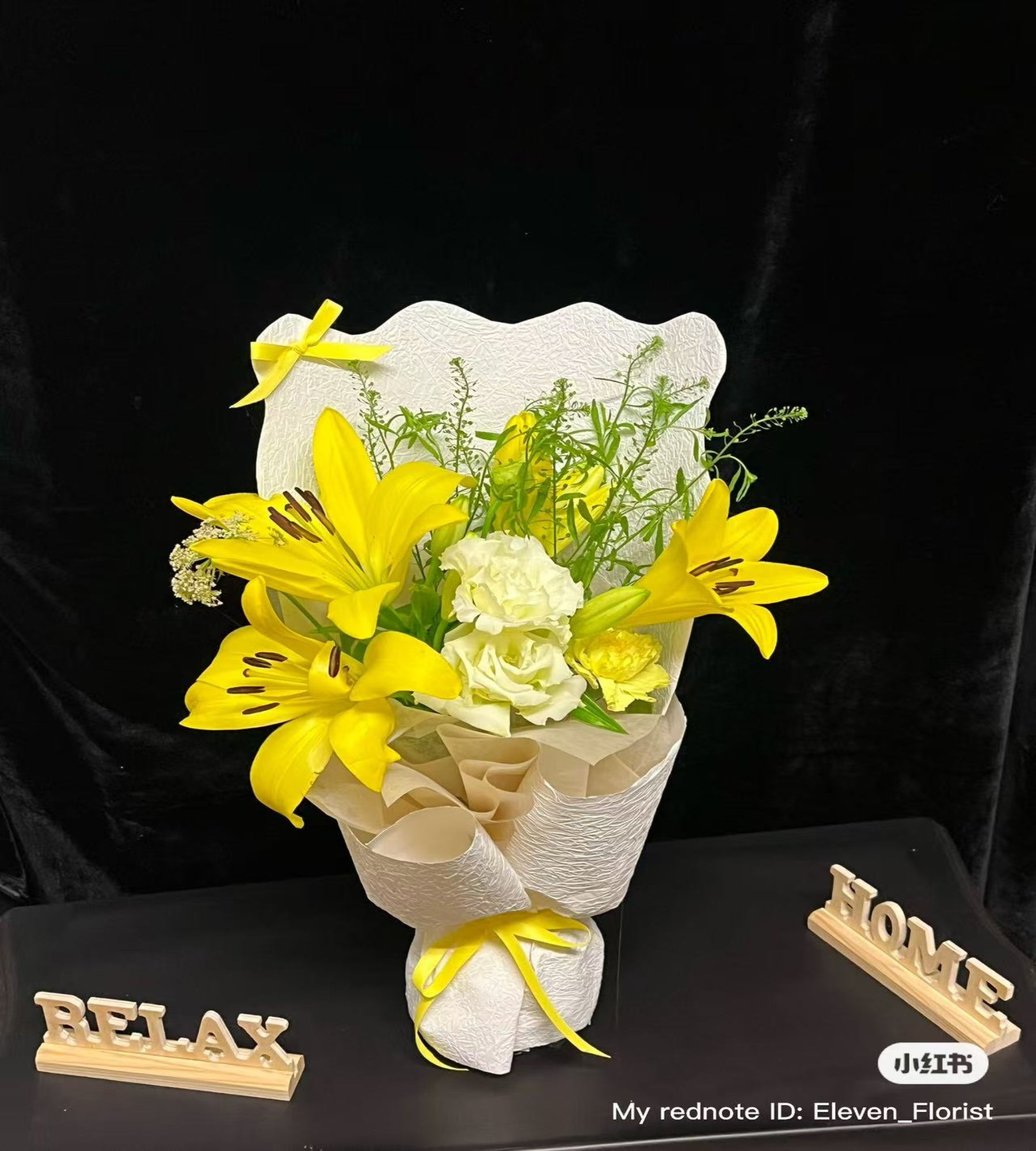 Good Luck Yellow Bouquet