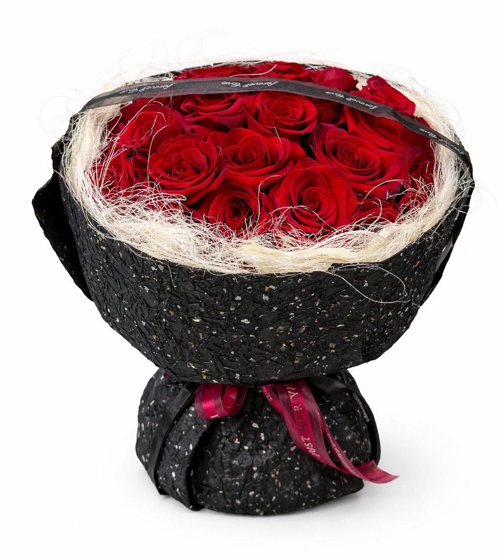 Midnight Romance Rose Bouquet